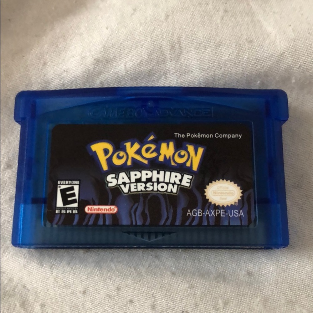 COPY - Pokémon Sapphire version GBA game